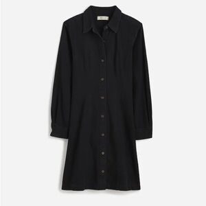 Madewell Black Long Sleeve Dress